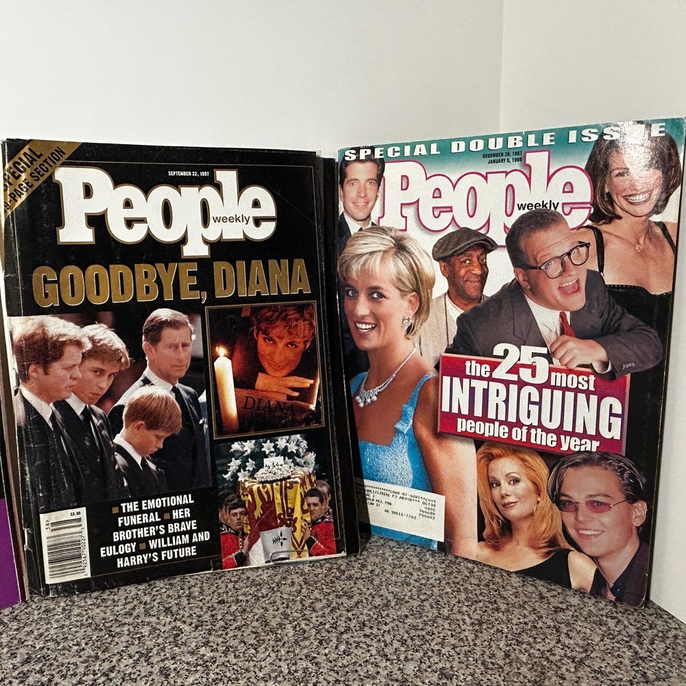 Princess Diana People Magazines Sep Dec 1997 and 25 Most Intriguing People (3) - Picture 4 of 9